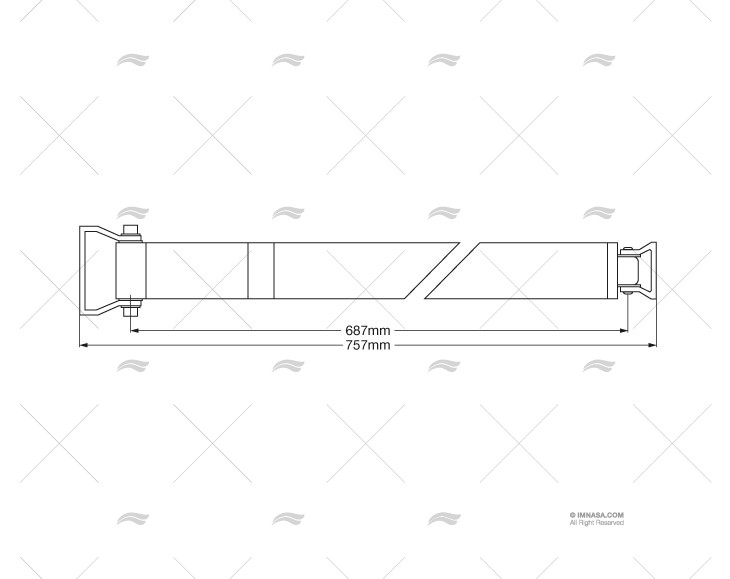 LEVE-PANNEAUX ELECT.SIMPLE 24V 2000/480 BARKA