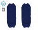 FENDER COVER F3 NAVY ST (PAIR)