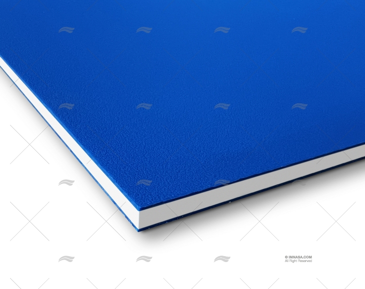 PANEAU KING PLASTIC BL-WH-BL 6,3x800x600 KING PLASTIC CORPORATION