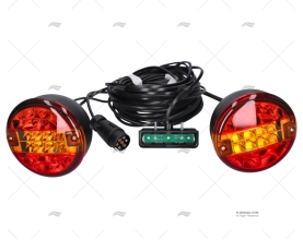 Kit LUCI RIMORCHIO 12/24V ROTONDI