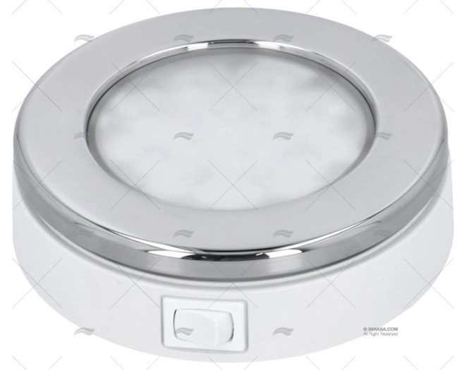 LUCE EUROLED 115 BIANCA INOX SUPPORTO HELLA MARINE