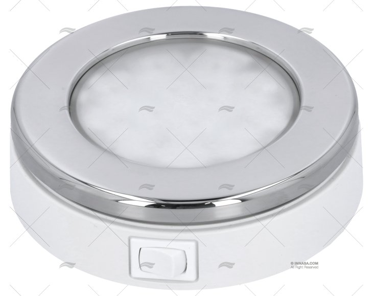 LUCE EUROLED 115 BIANCA INOX SUPPORTO HELLA MARINE