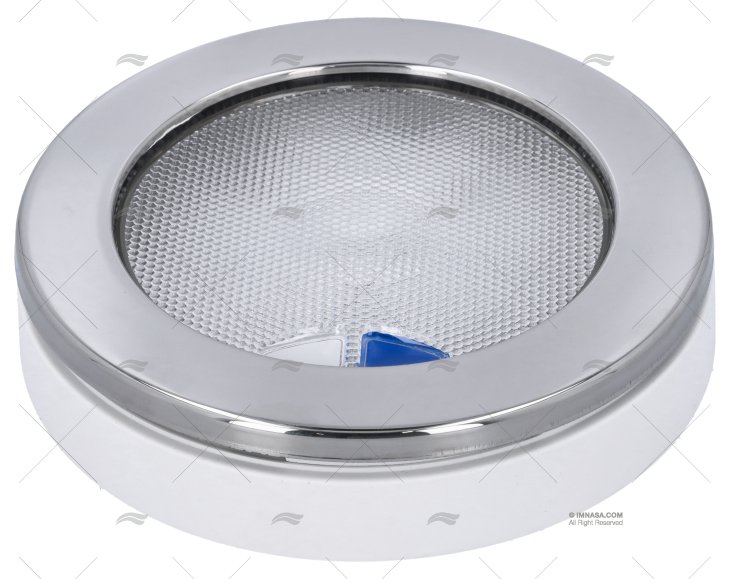 LUZ EUROLED 150 BRANCO/AZUL TOQUE INOX HELLA MARINE