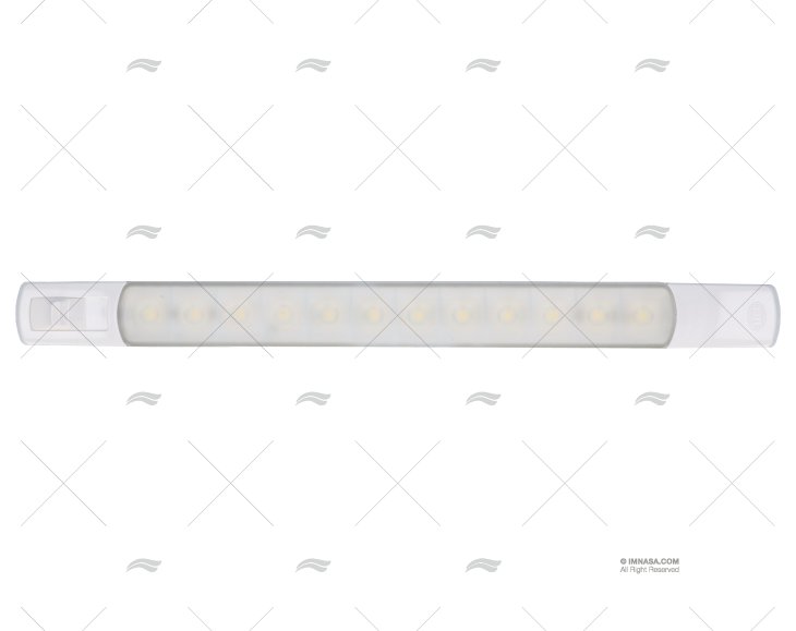 LUZ BORNEIRA C/INTERRUPTOR 24V BRANCO HELLA MARINE