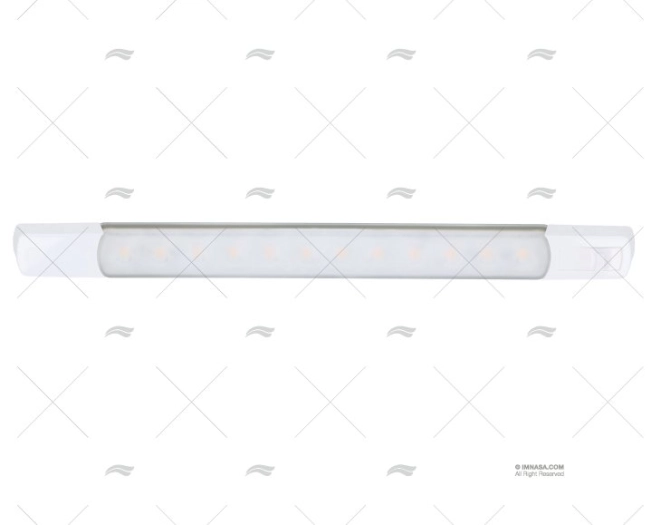 LUZ BORNEIRA C/INTERRUPTOR 24V BRANCO QUENTE HELLA MARINE