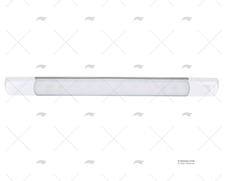 LUZ BORNEIRA C/INTERRUPTOR 24V BRANCO QUENTE HELLA MARINE