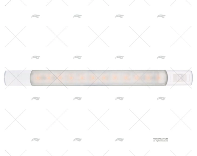 LUZ BORNEIRA C/INTERRUPTOR 12V BRANCO QUENTE/ HELLA MARINE