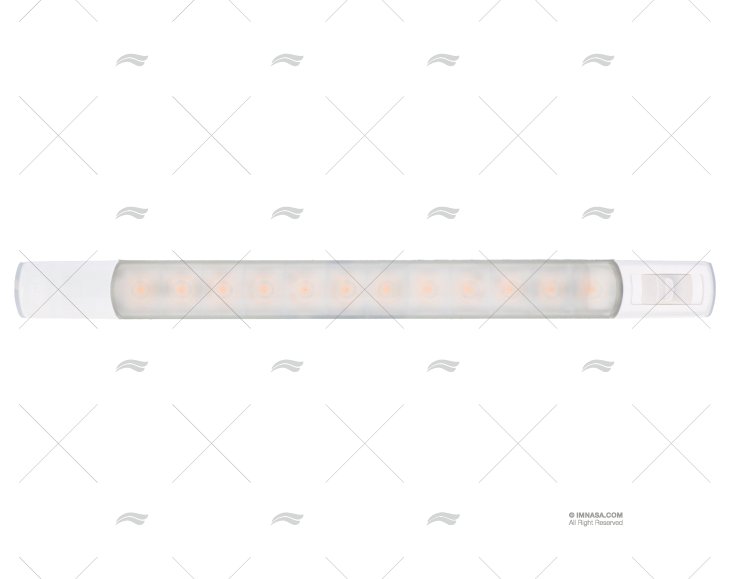 LUCE MORSETTIERA C/INTERRUTTORE 12V BIANCO CALDO/ HELLA MARINE