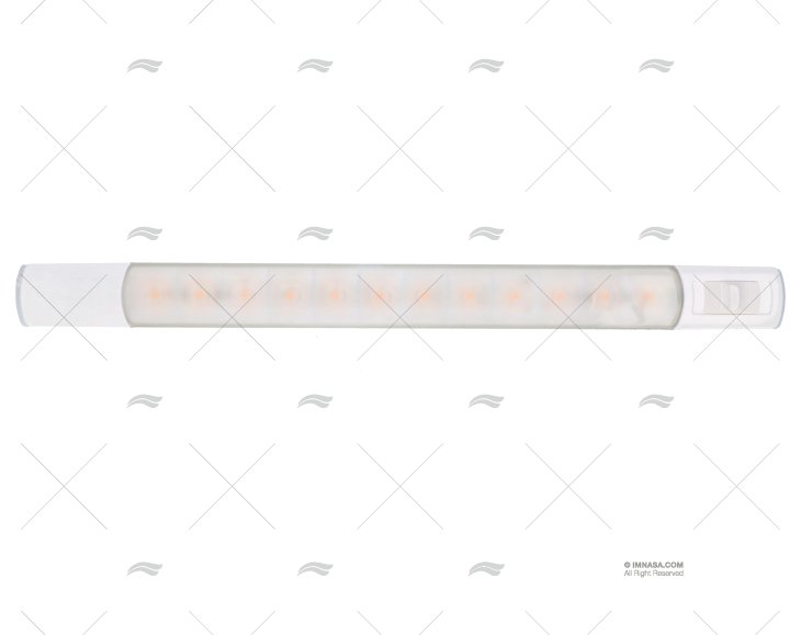 LUZ BORNEIRA C/INTERRUPTOR 24V BRANCO QUENTE/ HELLA MARINE