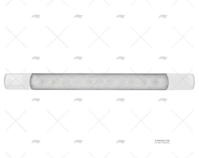 LUCE MORSETTIERA S/INTERRUTTORE 12V BIANCA HELLA MARINE