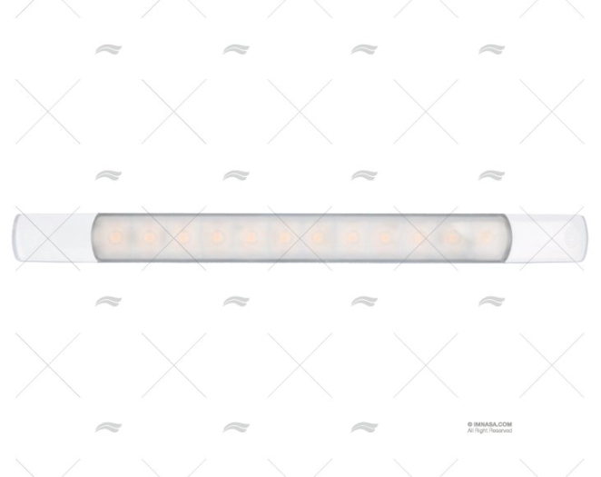 LUZ BORNEIRA S/INTERRUPTOR 12V BRANCO QUENTE HELLA MARINE