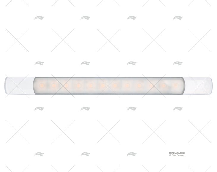 LUZ BORNEIRA S/INTERRUPTOR 12V BRANCO QUENTE HELLA MARINE