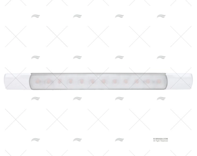 LUZ BORNEIRA S/INTERRUPTOR 24V BRANCO QUENTE HELLA MARINE