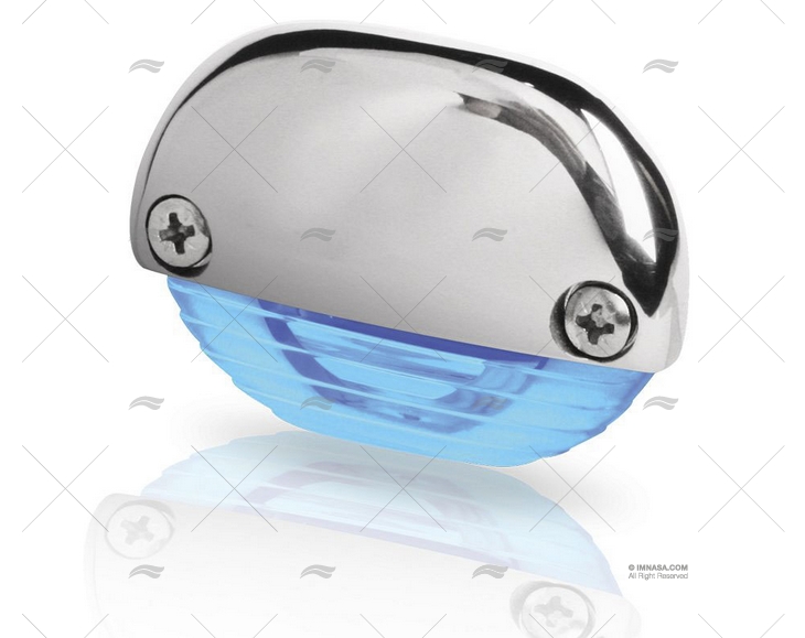 EASY FIT STEP LIGHT LED SS BLUE HELLA MARINE