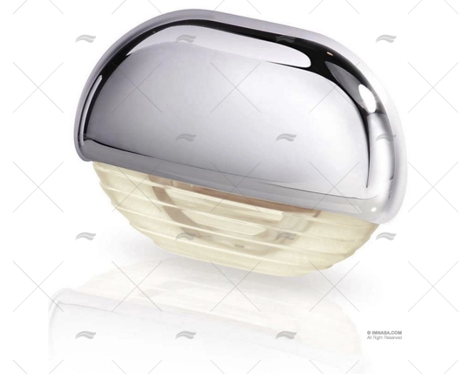 LUZ INSTALAÇÃO FÁCIL LED CROMADO BRANCO QUENTE HELLA MARINE