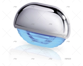 LUCE MONTAGGIO RAPIDO LED 12-24V CROMATO/BLU HELLA MARINE