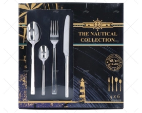 SET CUTLERY WIND ROSE SS 24pcs