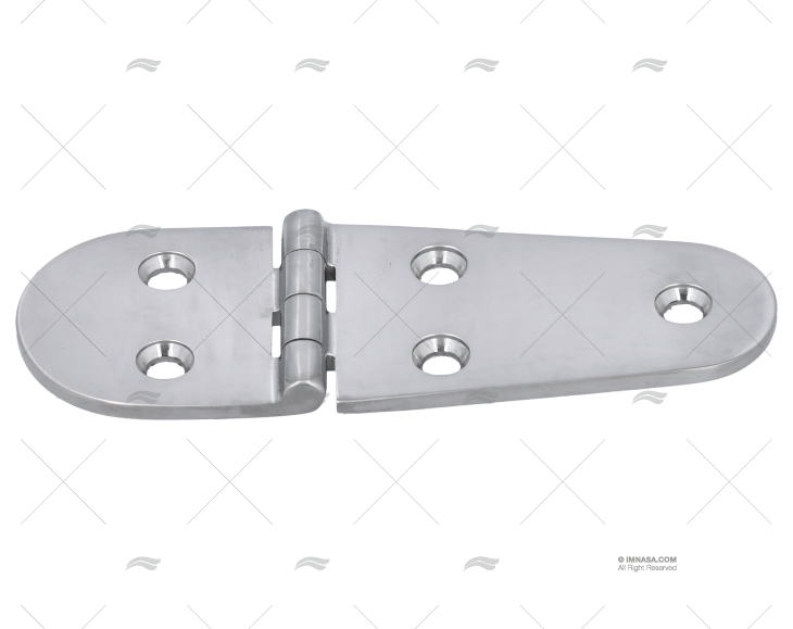 DOBRADIÇA INOX-316 ESPESSURA 3,2mm MARINE TOWN