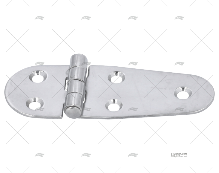 CERNIERA INOX   107x38x2mm