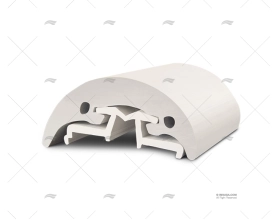 PERFIL PVC RADIAL R 80 BRANCO 24m TESSILMARE
