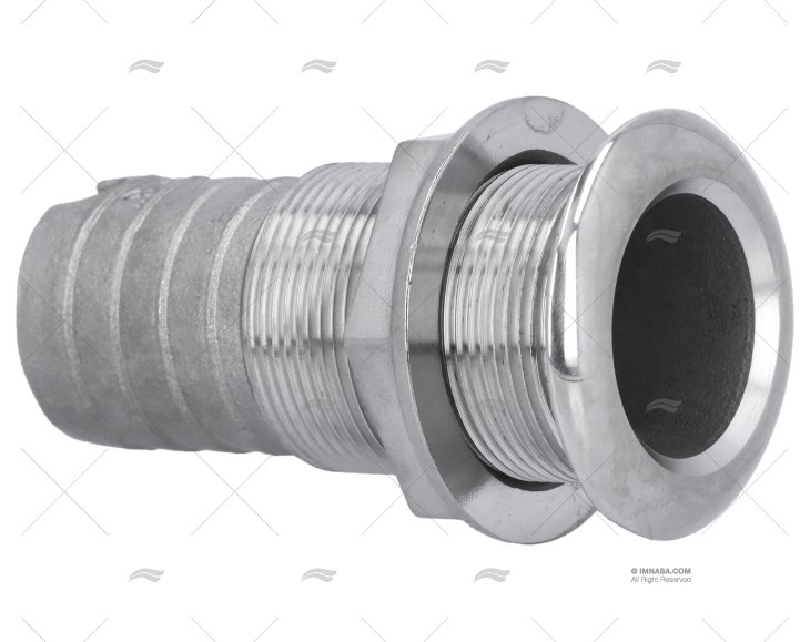 BARBED THRU HULL SS 316 1-1/8" x 2-3/4" MARINE TOWN