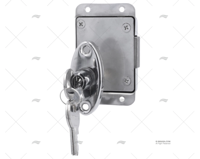 DEADBOLT W/LOCK SS316