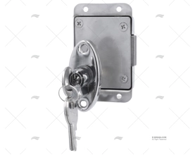 FECHADURA C/CHAVE INOX SS316