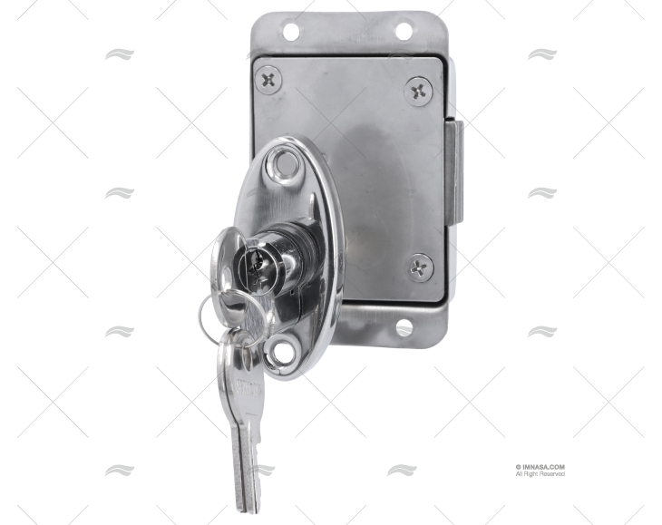 FECHADURA C/CHAVE INOX SS316