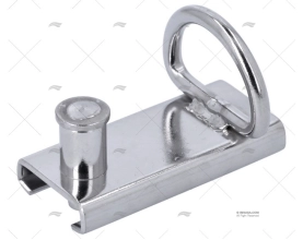 PIASTRINA C/STOP ACCIAIO INOX AISI 304
