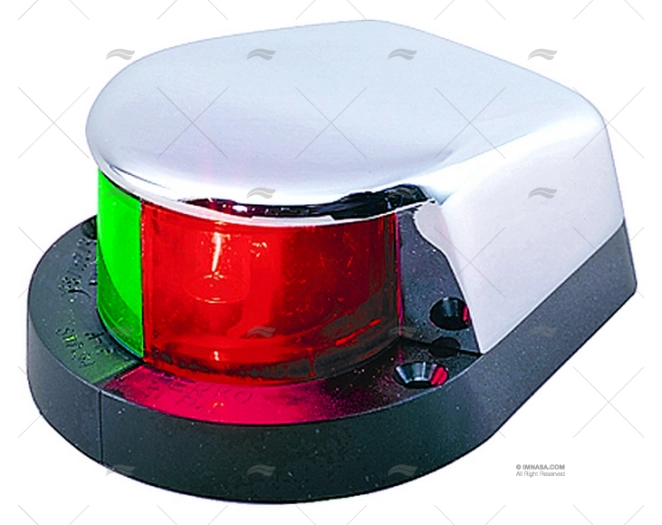 LUZ PERKO HORIZ. BI COLOR LATON CROM
