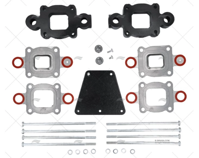 SPACER KIT COLECTOR V8 BARR MARINE