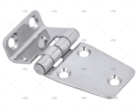 HINGE STAINLESS STEEL 64x37x2x20mm