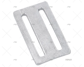 FIVELA INOX PARA ARNÊS 62x34mm
