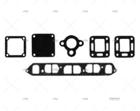 KIT COMPLETO GUARNIZIONI COLLETTORE MERC 153 CI BARR MARINE