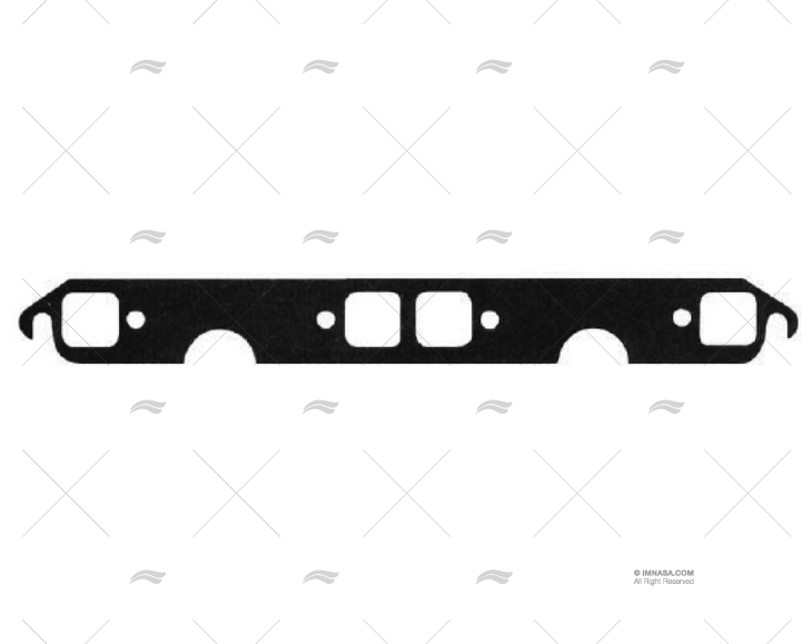 GASKET EXAUS VOLV V8 BARR MARINE
