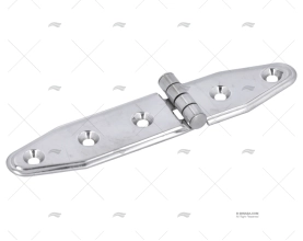 CERNIERA INOX 128x28x1,5mm