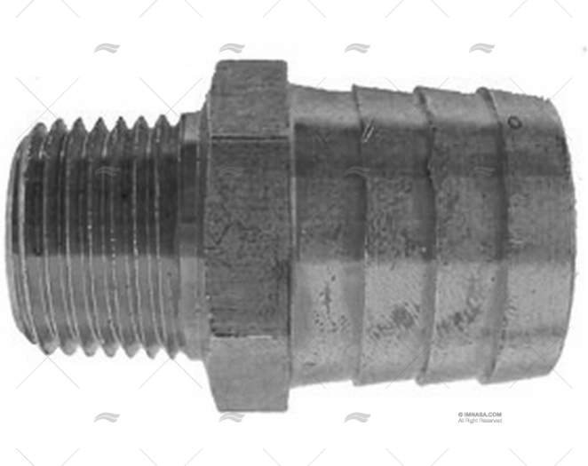 DERIVAÇÃO COLETOR 1/2\" NPT A 1\" TUBO BARR MARINE