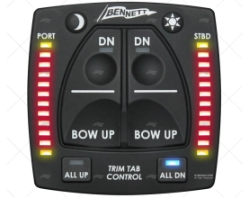 KIT ELÉTRICO INTERRUPTOR + INDICADOR 12V 1 ESTAÇÕES BENNETT