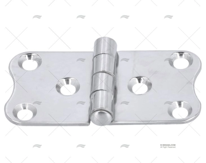 CERNIERA INOX    78x40x2mm