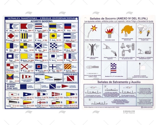 PLASTIC SHEET NAUTICAL SIGNAL