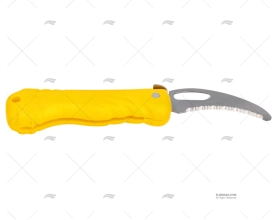 COLTELLO GALLEGGIANTE RESCUE GIALLO 20Cm MAC COLTELLERIE