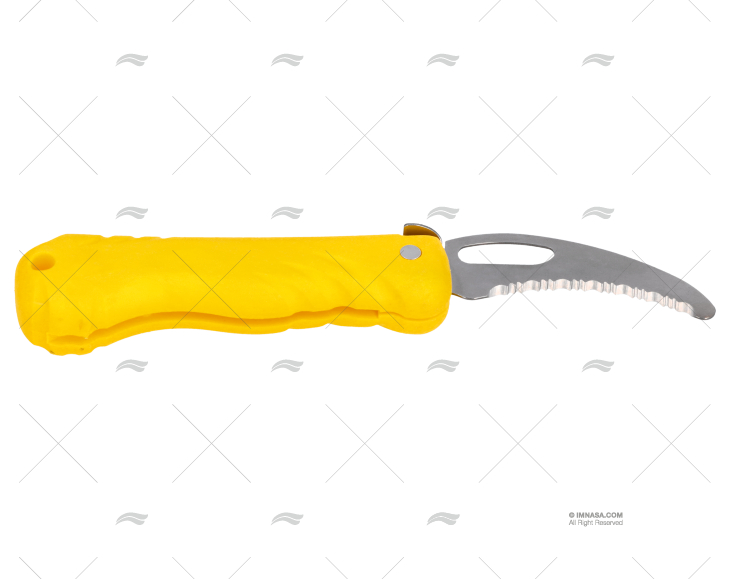 FACA FLUTUANTE RESGATE AMARELO 20Cm MAC COLTELLERIE