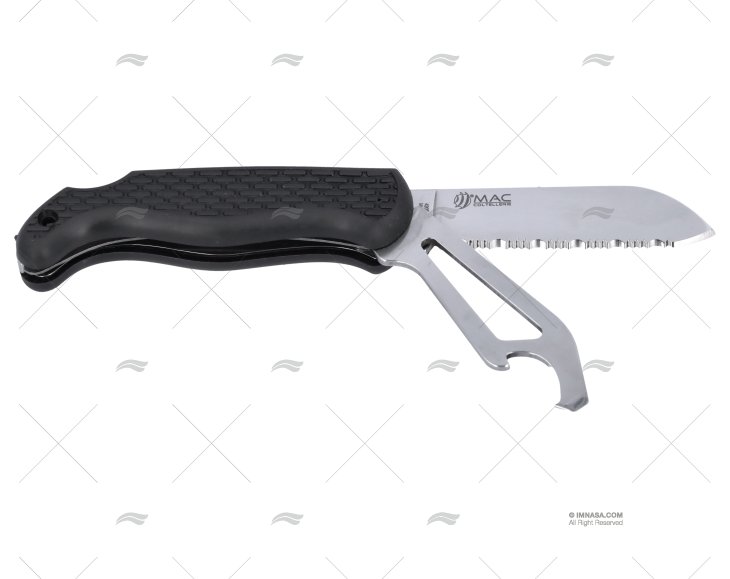 COLTELLO BOAT 2 NERO MAC COLTELLERIE