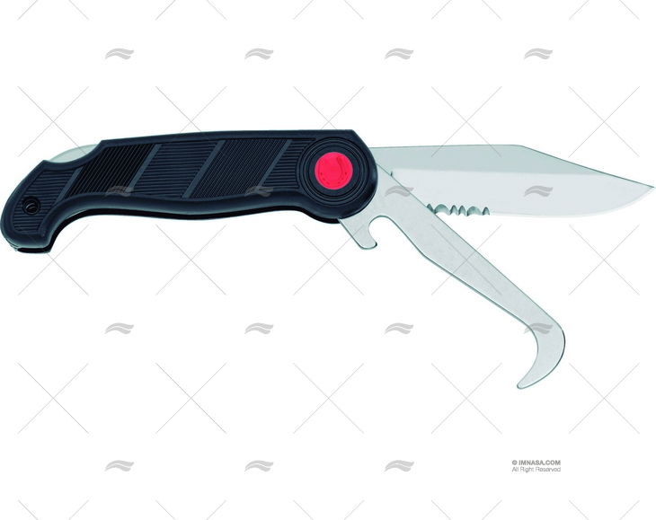 FACA OUTDOOR 19.5Cm RASPADOR PRETO