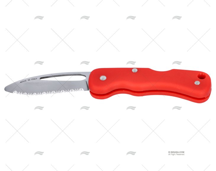 FACA RESGATE 18Cm VERMELHO