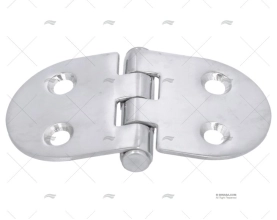 CERNIERA INOX 74x40x2mm RIBALTABILE