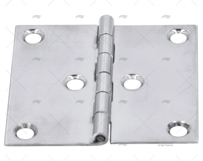 CERNIERA INOX 76x76mm