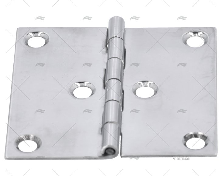 HINGE STAINLESS STEEL 76x76x2mm