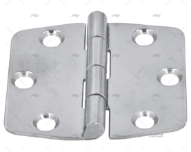 CERNIERA INOX 74x74mm