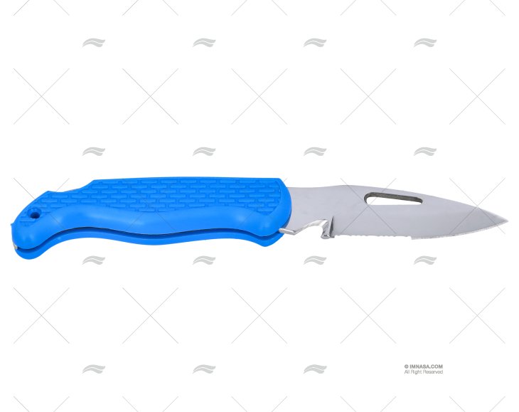 FACA NÁUTICA AZUL  20-H8.5cm MAC COLTELLERIE